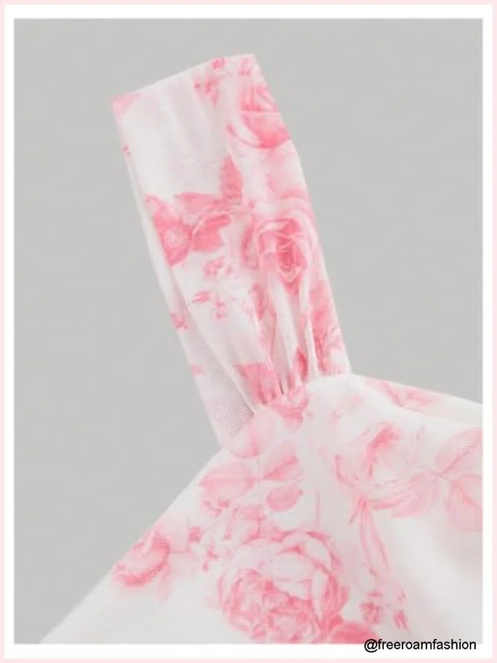 Floral Ruched Midi Dress with Mesh Overlay for Summer Wedding Guest